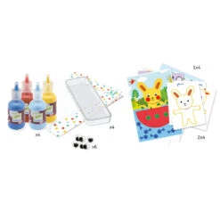 Djeco Peinture à L'éponge : Les Aventures Des Doudous -Petit Monde Soldes p2 FULL 108