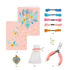 Djeco Kit Créatif Bijoux : Tila Et Fleurs -Petit Monde Soldes p2 FULL 125
