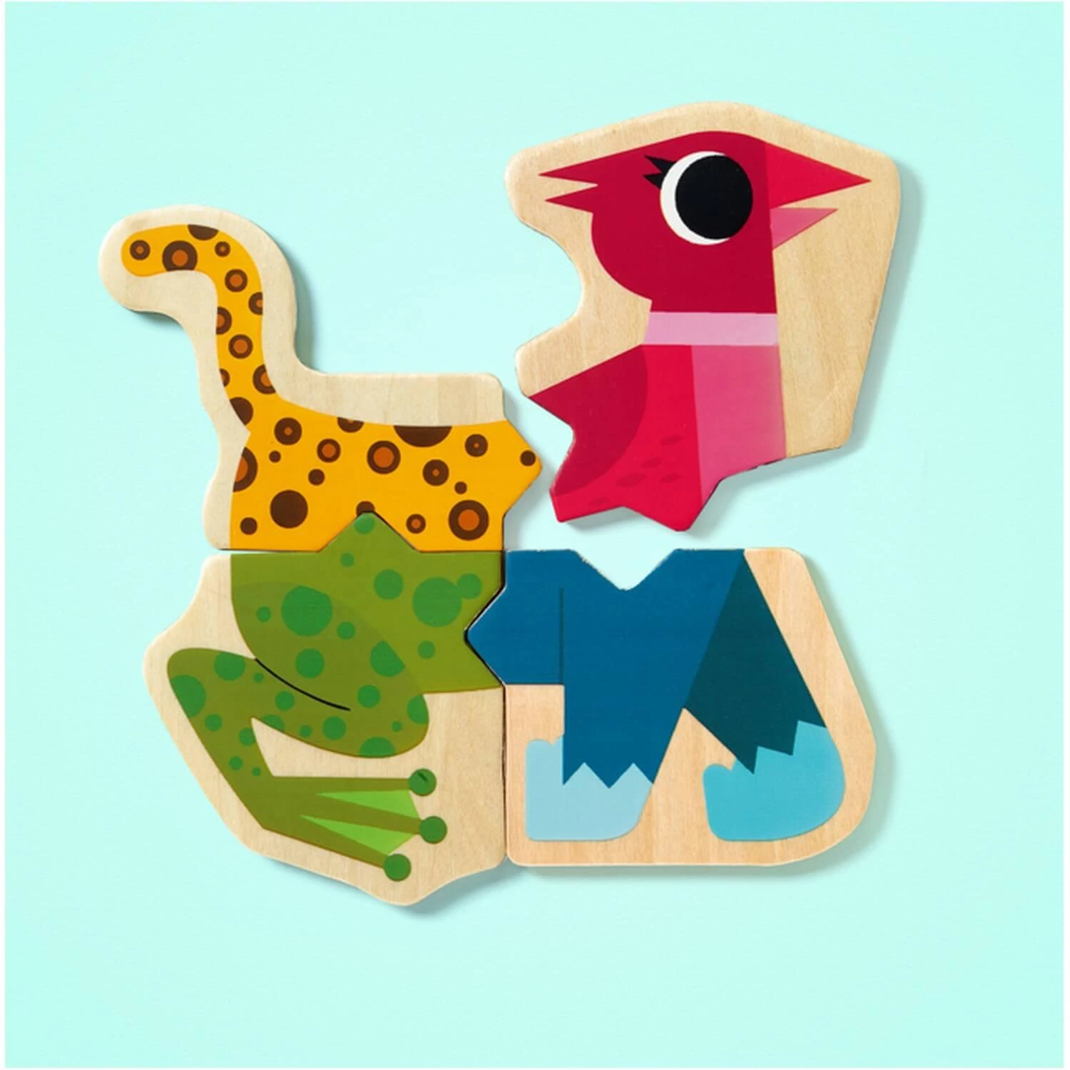 Djeco Puzzle Animaux Magnétiques : Mixanimo 4 Djeco Puzzle Animaux Magnétiques : Mixanimo – Image 2