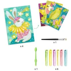 Djeco Tableaux à Pailleter : Le Carnaval Des Animaux 6 Djeco Tableaux à Pailleter : Le Carnaval Des Animaux -Petit Monde Soldes p2 FULL 138