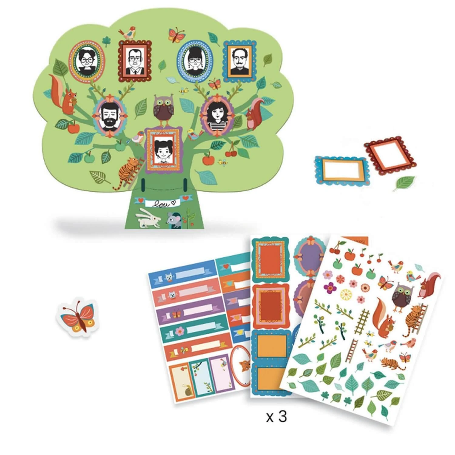 Djeco L'arbre De Ma Famille à Créer 4 Djeco L'arbre De Ma Famille à Créer – Image 2