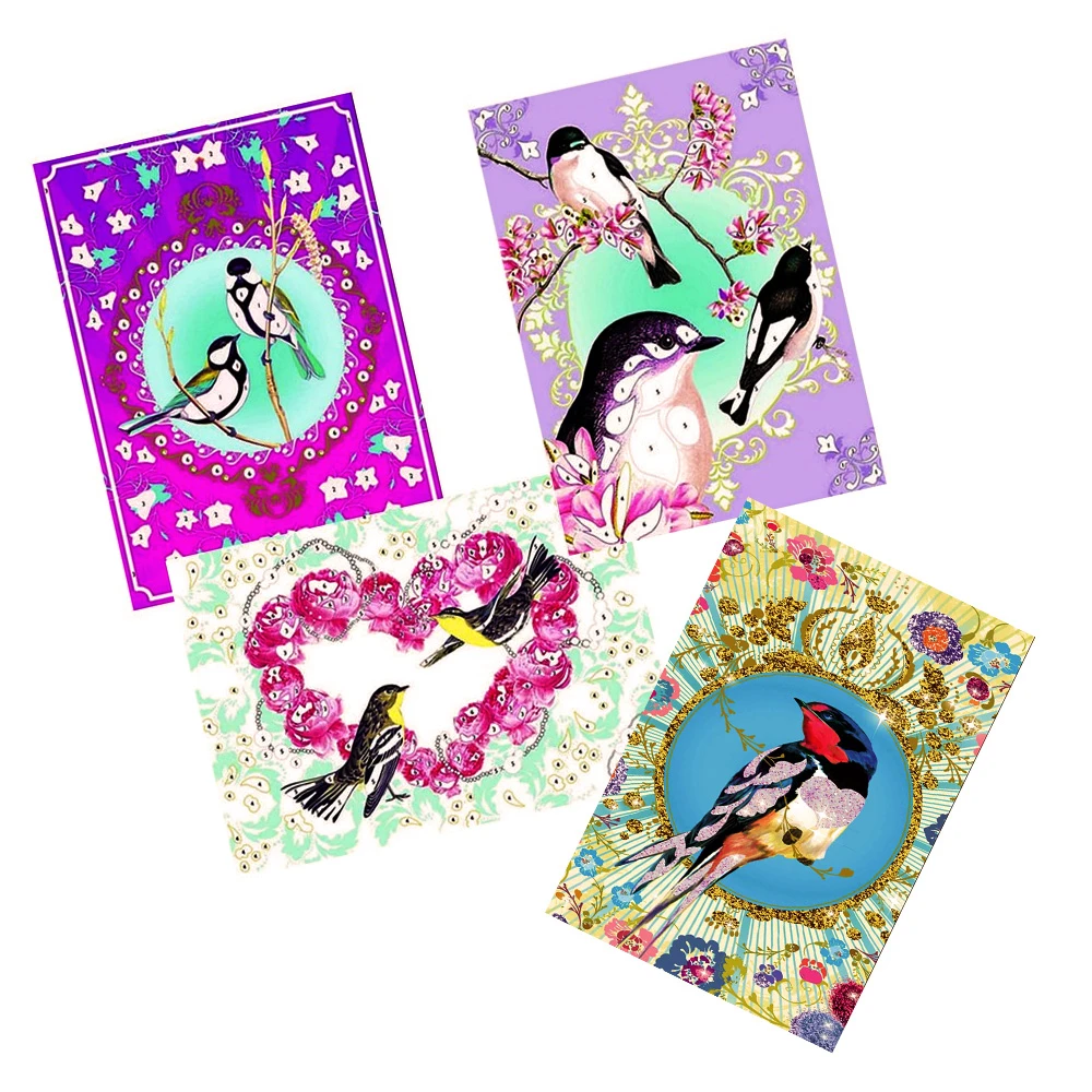 Djeco Tableaux à Pailleter : Oiseaux à Paillettes 4 Djeco Tableaux à Pailleter : Oiseaux à Paillettes – Image 2