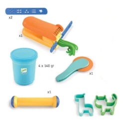 Djeco Coffret Pâte à Modeler : Tout Pour Commencer -Petit Monde Soldes p2 FULL 30