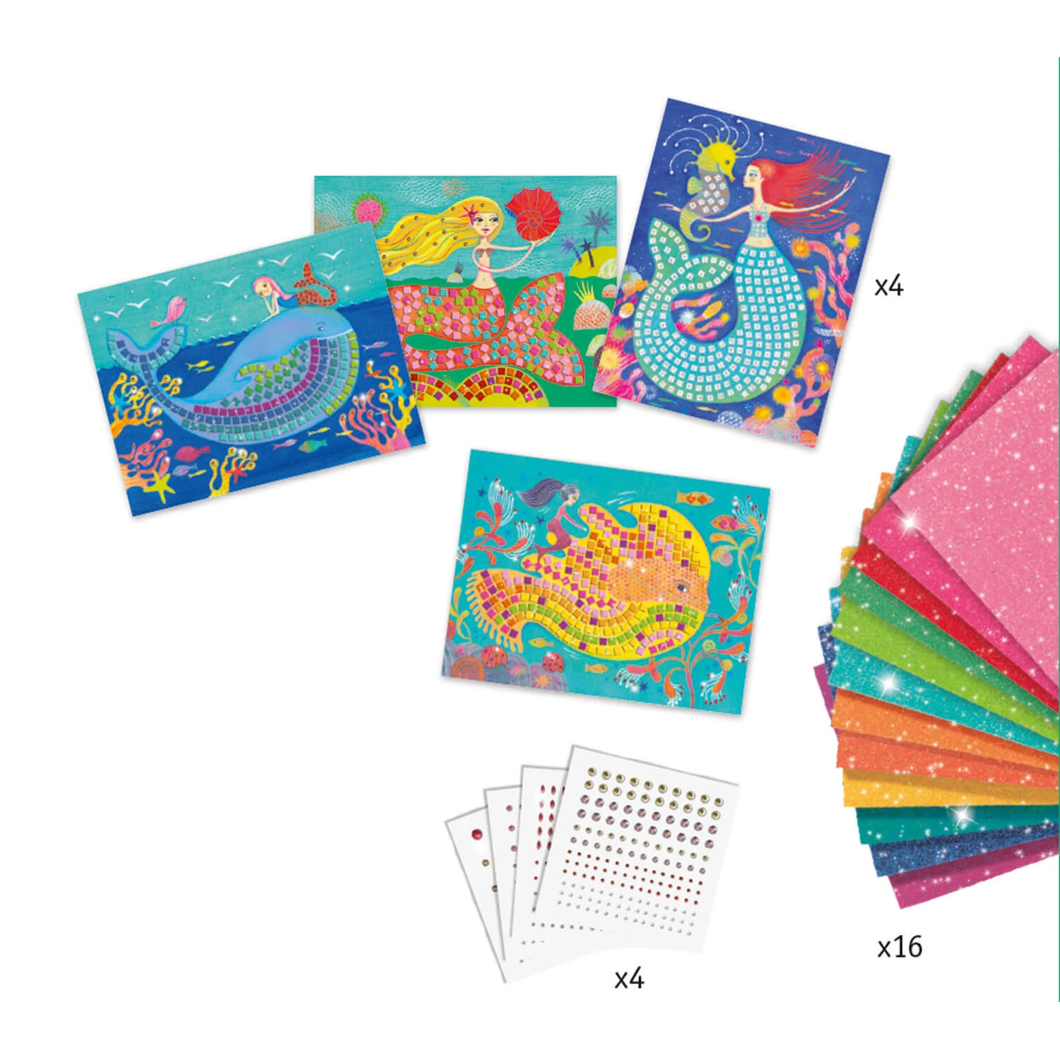 Djeco Coffret Mosaïques : Le Chant Des Sirènes 4 Djeco Coffret Mosaïques : Le Chant Des Sirènes – Image 2