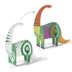 Djeco Colorie Assemble Joue : Les Dinosaures 6 Djeco Colorie Assemble Joue : Les Dinosaures -Petit Monde Soldes p2 FULL 60