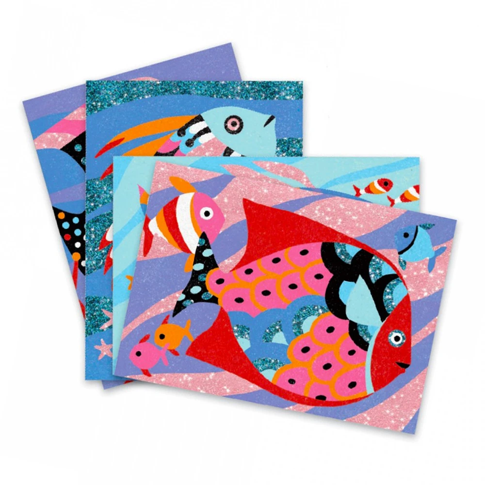 Djeco Sables Colorés : Arc-en-ciel De Poissons 4 Djeco Sables Colorés : Arc-en-ciel De Poissons – Image 2