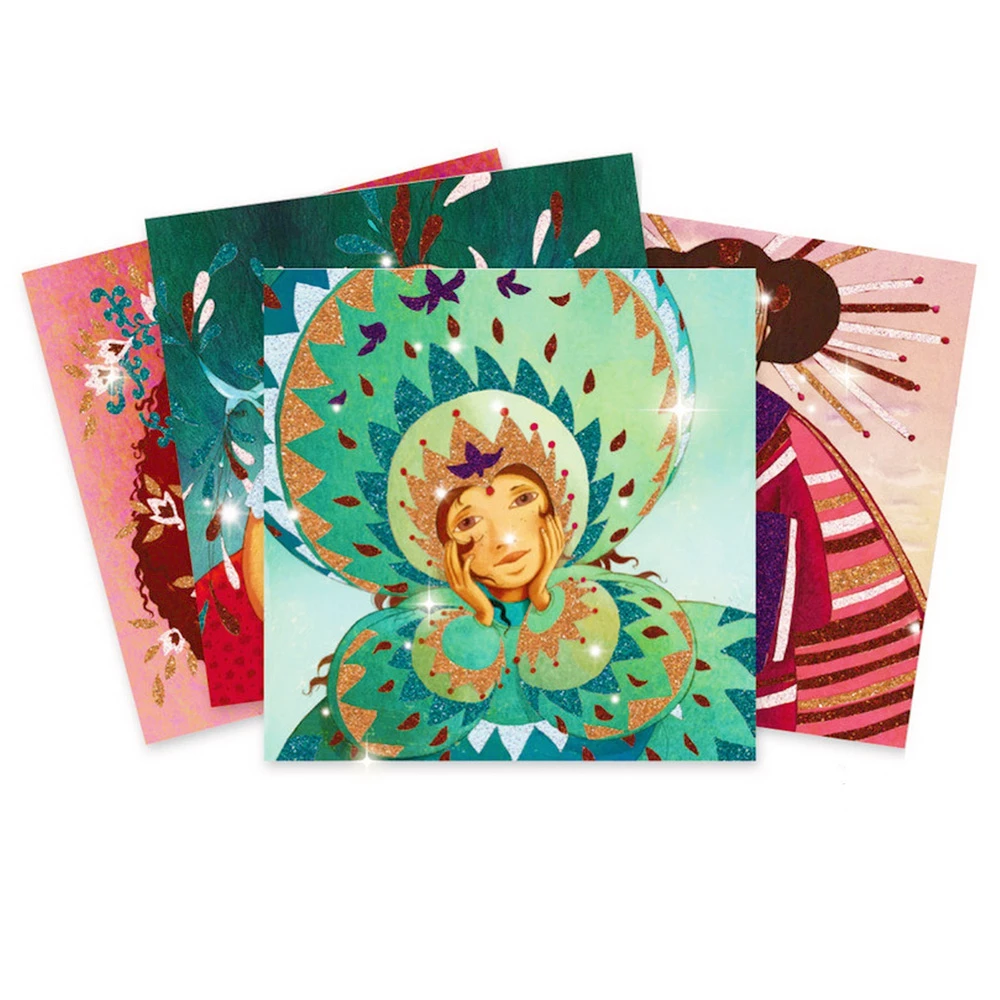 Djeco Tableaux à Pailleter : D'ors Et De Soies 4 Djeco Tableaux à Pailleter : D'ors Et De Soies – Image 2