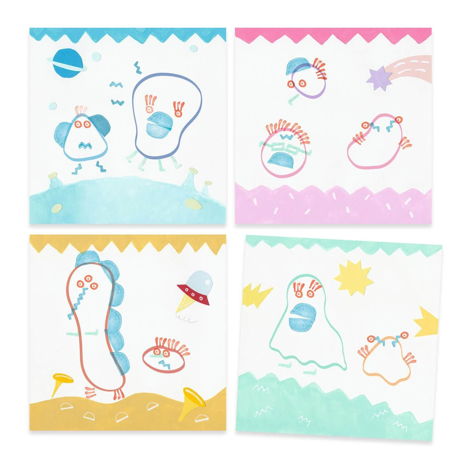 Djeco Coffret Tampons : Là-haut 4 Djeco Coffret Tampons : Là-haut – Image 2