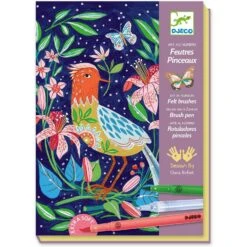 Djeco Feutres Pinceaux : Au Jardin 5 Djeco Feutres Pinceaux : Au Jardin -Petit Monde Soldes p2 FULL 91