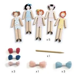 Djeco Coffret Créatif : Poupées à Créer : Sweet Night -Petit Monde Soldes p3 FULL 10