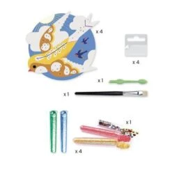 Djeco Tableau à Pailleter Et Strass : Paradisio -Petit Monde Soldes p3 FULL 104