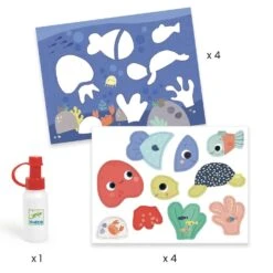 Djeco Premier Collages 9 Djeco Premier Collages -Petit Monde Soldes p3 FULL 108