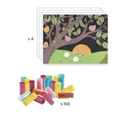 Djeco Tableaux De Pompons : Explosion De Pompons -Petit Monde Soldes p3 FULL 110