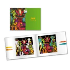 Djeco Coloriage 3D : Funny Freaks -Petit Monde Soldes p3 FULL 14