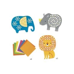 Djeco Coffret Mosaïques : Jungle Douce 7 Djeco Coffret Mosaïques : Jungle Douce -Petit Monde Soldes p3 FULL 4