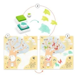 Djeco Coffret Tampons : En Visite -Petit Monde Soldes p3 FULL 50