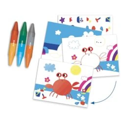 Djeco 6 Activités Créatives : La Mer Et Ses Plaisirs -Petit Monde Soldes p3 FULL 51