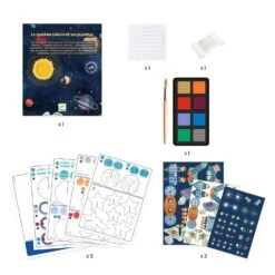 Djeco Kit Créatif Do It Yourself : Système Solaire -Petit Monde Soldes p3 FULL 81
