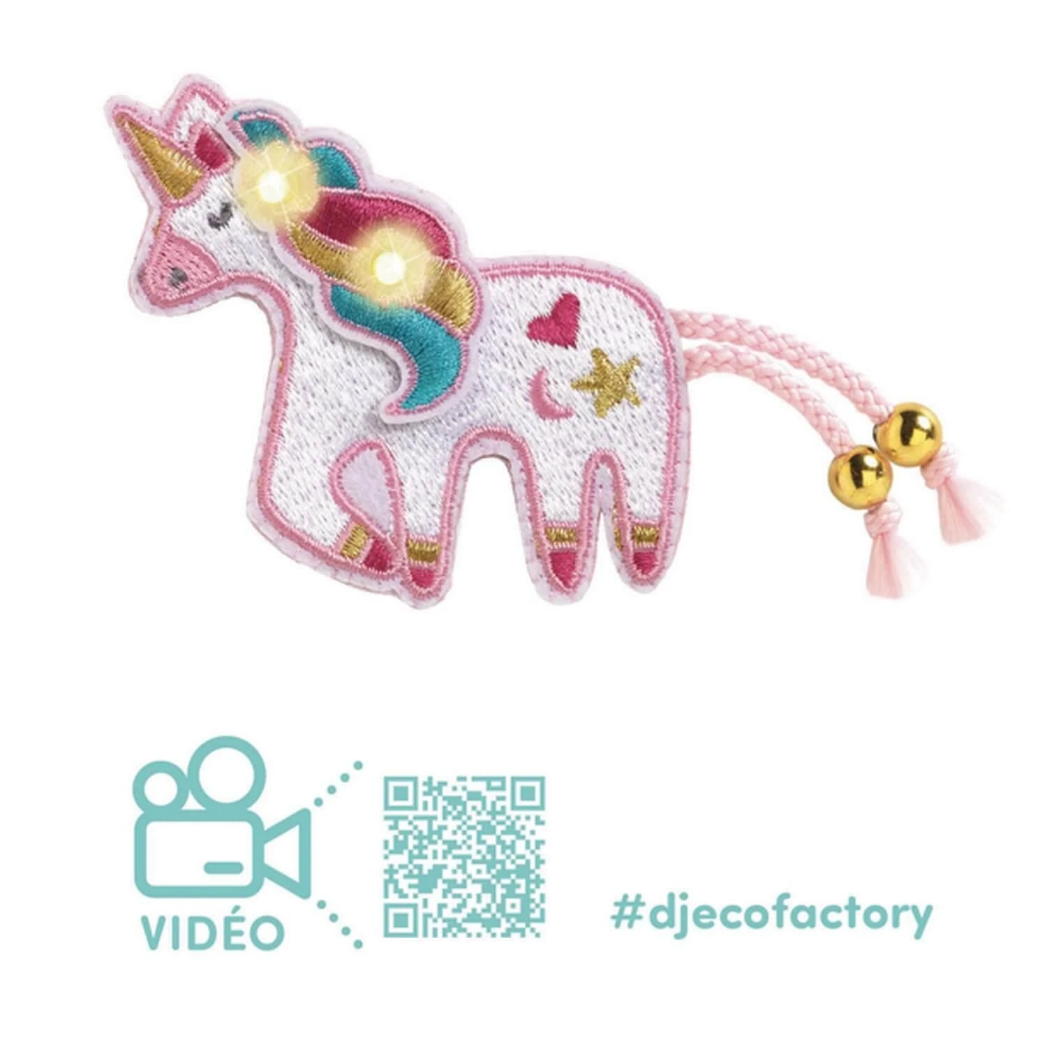 Djeco Broche à Illuminer : Factory : Sweet Licorne 5 Djeco Broche à Illuminer : Factory : Sweet Licorne – Image 3