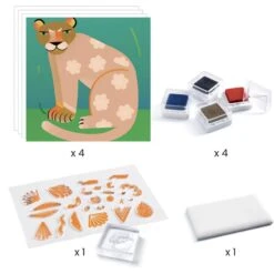 Djeco Tampons : Motifs Et Pelages 10 Djeco Tampons : Motifs Et Pelages -Petit Monde Soldes p4 FULL 16