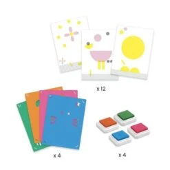 Djeco Coffret De Pochoirs, éponges Et Tampons Encreurs : Tape Et Tape 9 Djeco Coffret De Pochoirs, éponges Et Tampons Encreurs : Tape Et Tape -Petit Monde Soldes p4 FULL 22