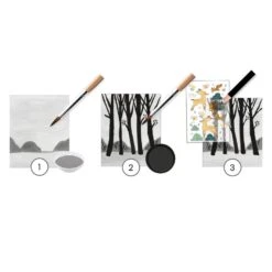 Djeco Tableaux à Décorer : Dernières Neiges -Petit Monde Soldes p4 FULL