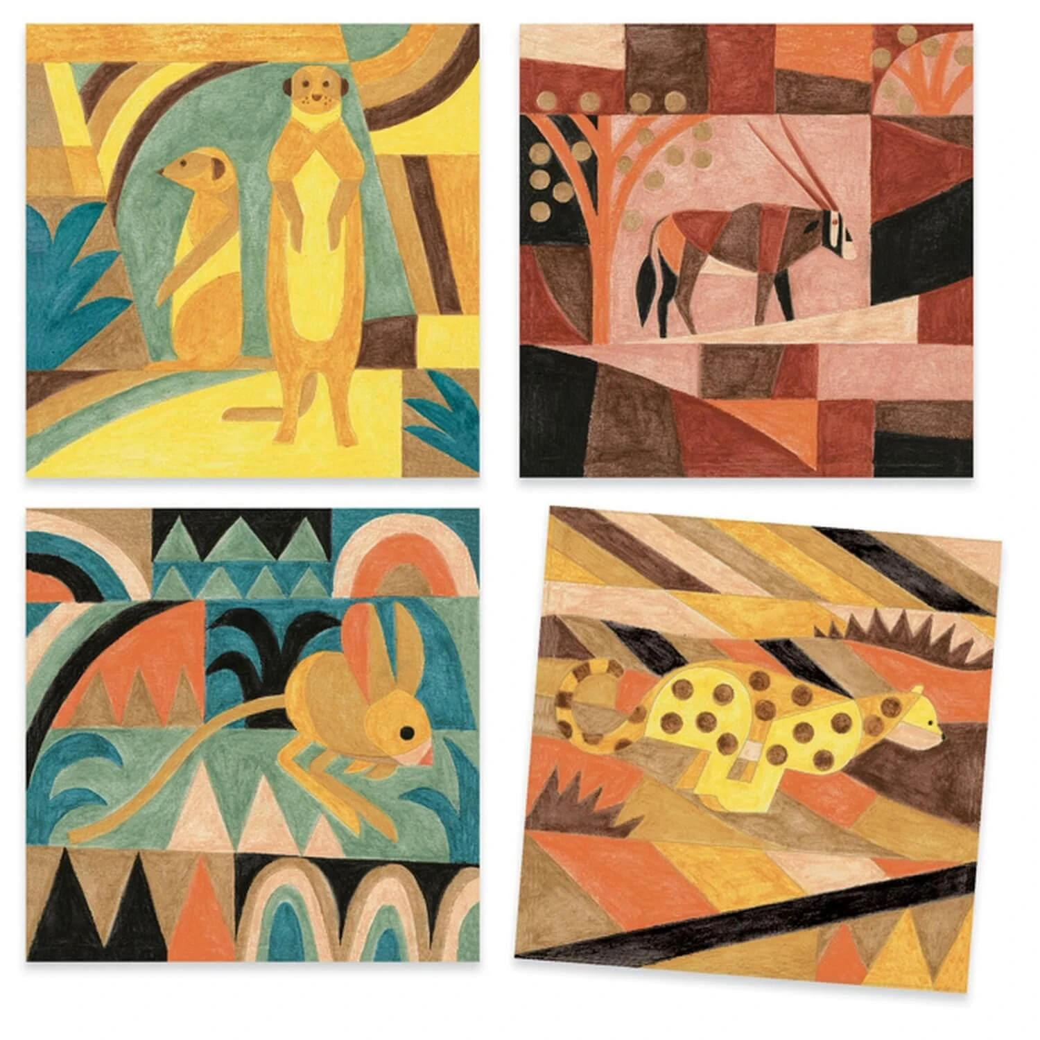 Crayons De Cire Aquarellables Djeco Inspired By :Désert 6 Crayons De Cire Aquarellables Djeco Inspired By :Désert – Image 4