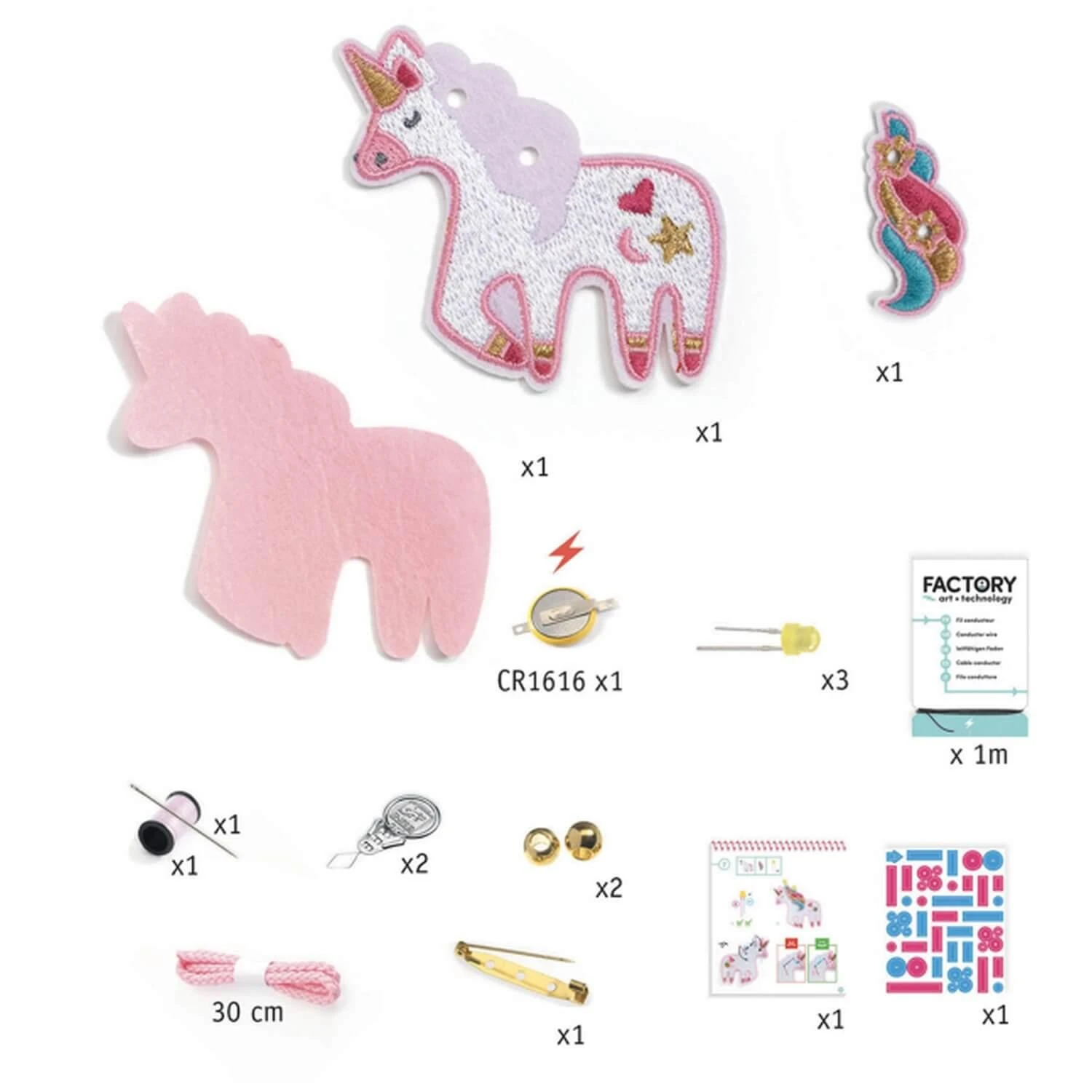 Djeco Broche à Illuminer : Factory : Sweet Licorne 6 Djeco Broche à Illuminer : Factory : Sweet Licorne – Image 4