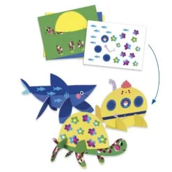 Djeco 6 Activités Créatives : La Mer Et Ses Plaisirs -Petit Monde Soldes p5 FULL 12