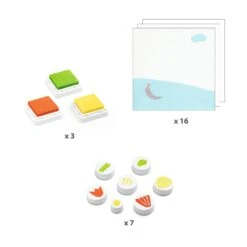 Djeco Coffret Tampons : Avec Des Fleurs -Petit Monde Soldes p5 FULL 23