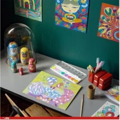 Djeco Atelier De Gouaches : India 11 Djeco Atelier De Gouaches : India -Petit Monde Soldes p5 FULL 24