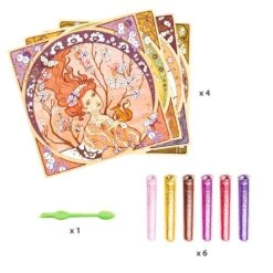 Djeco Tableaux à Pailleter : Divines 12 Djeco Tableaux à Pailleter : Divines -Petit Monde Soldes p5 FULL 4