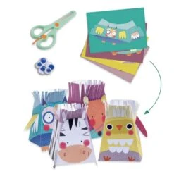 Djeco 6 Activités Créatives : Les Animaux Et Leurs Maisons -Petit Monde Soldes p6 FULL