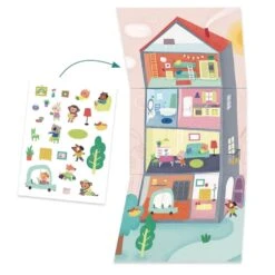 Djeco 6 Activités Créatives : Les Animaux Et Leurs Maisons -Petit Monde Soldes p7 FULL