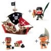 Petit Pack Bateau Pirate Djeco Avec 3 Figurines 1 Petit Pack Bateau Pirate Djeco Avec 3 Figurines -Petit Monde Soldes petit pack bateau pirate djeco avec figurines