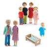 Petit Pack Famille De Poupées Djeco Thomas & Marion -Petit Monde Soldes petit pack famille de poupees djeco thomas marion