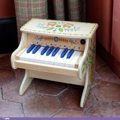 Piano En Bois électronique Enfant Animambo Djeco -Petit Monde Soldes piano animambo djeco 1
