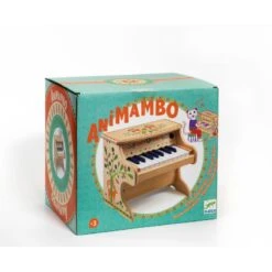 Piano En Bois électronique Enfant Animambo Djeco -Petit Monde Soldes piano animambo djeco 2