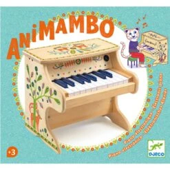 Piano En Bois électronique Enfant Animambo Djeco -Petit Monde Soldes piano animambo djeco 3