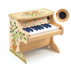 Piano En Bois électronique Enfant Animambo Djeco -Petit Monde Soldes piano animambo djeco 4