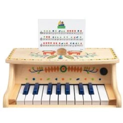 Piano En Bois électronique Enfant Animambo Djeco -Petit Monde Soldes piano animambo djeco 5