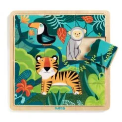 Puzzle 3 Ans Jungle 15 Pièces - Djeco