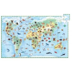 Puzzle Djeco 5 Ans Animaux Du Monde 100 Pièces 8 Puzzle Djeco 5 Ans Animaux Du Monde 100 Pièces -Petit Monde Soldes puzzle animaux du monde 100 pieces 1