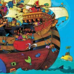 Puzzle Djeco 5 Ans Le Bateau De Barberousse 54 Pièces -Petit Monde Soldes puzzle le bateau de barberousse 54 pieces 2