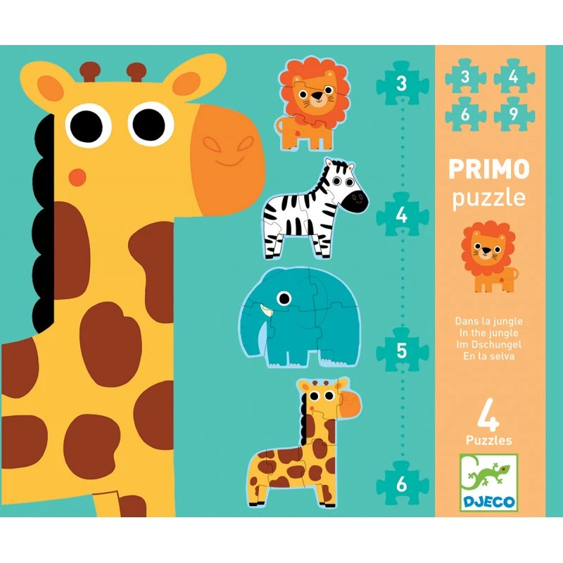 Puzzle Djeco 2 Ans Primo Dans La Jungle Djeco 3 Puzzle Djeco 2 Ans Primo Dans La Jungle Djeco