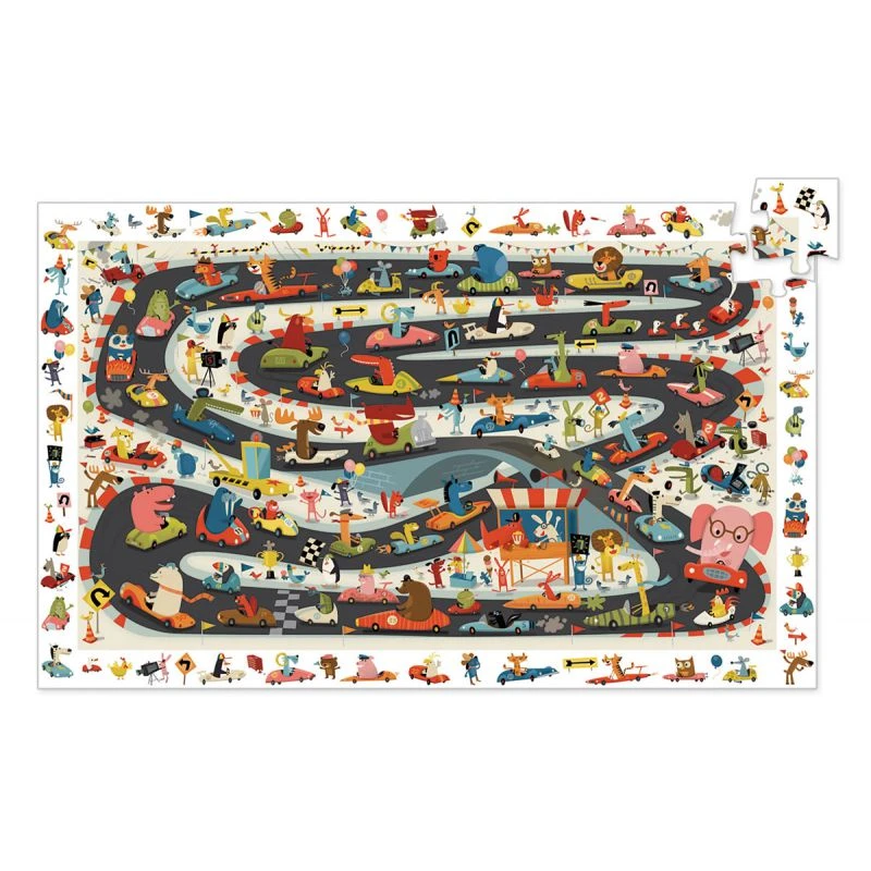 Puzzle D'observation Rallye Automobile 54 Pièces Djeco - 4 Ans 3 Puzzle D'observation Rallye Automobile 54 Pièces Djeco - 4 Ans