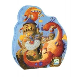 Puzzle Djeco 5 Ans Vaillant Et Les Dragons 54 Pièces -Petit Monde Soldes puzzle vaillant et les dragons 54 pieces 1