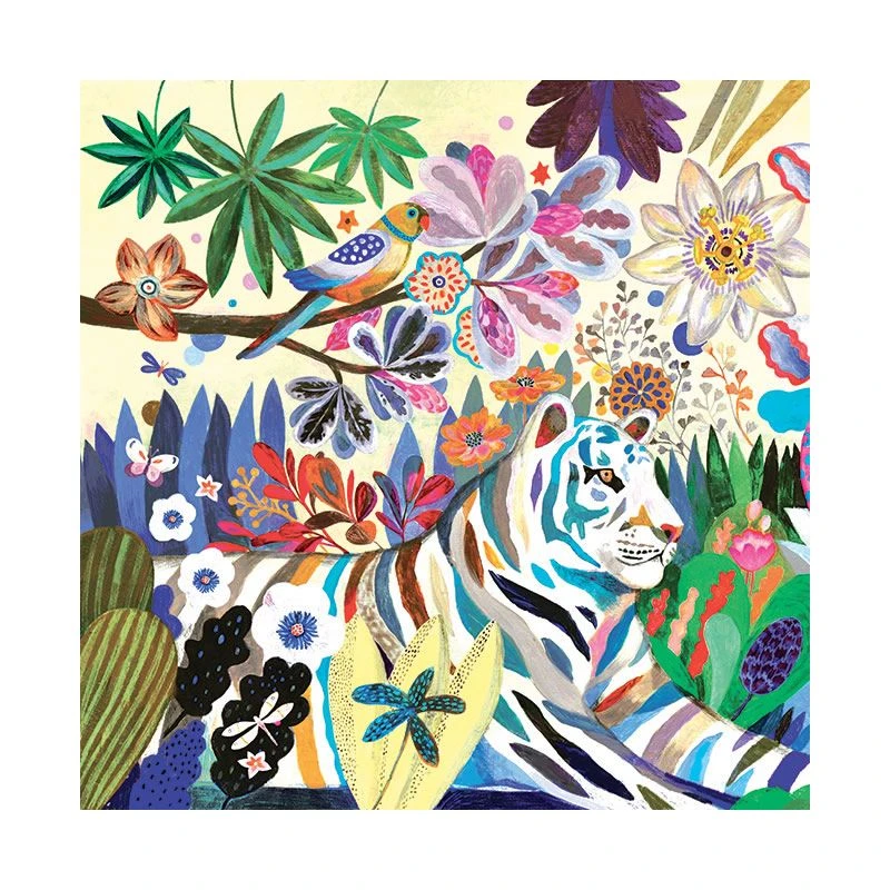 Rainbow Tigers Puzzle Djeco 1000 Pièces 4 Rainbow Tigers Puzzle Djeco 1000 Pièces – Image 2