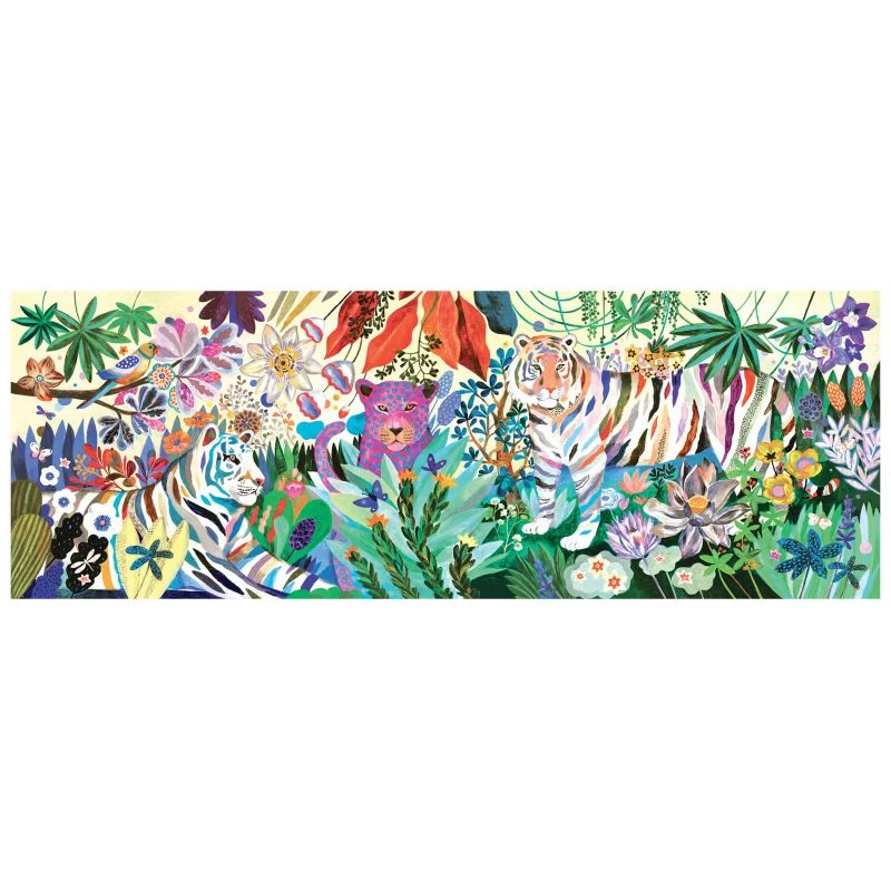 Rainbow Tigers Puzzle Djeco 1000 Pièces 3 Rainbow Tigers Puzzle Djeco 1000 Pièces
