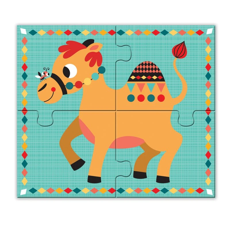 Djeco Rigolo N'co - 4 Puzzles 2 Ans 4 Pièces 6 Djeco Rigolo N'co - 4 Puzzles 2 Ans 4 Pièces – Image 4